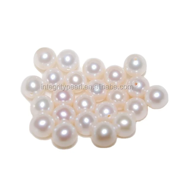 7mm 3A round white fresh water real wholesale pearls