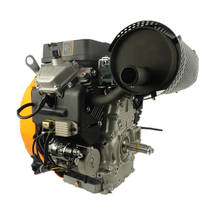 Shizai 27hp 25HP 20HP V-twin Gasoline Engine Two Cylinder Horizontal Shaft Engine