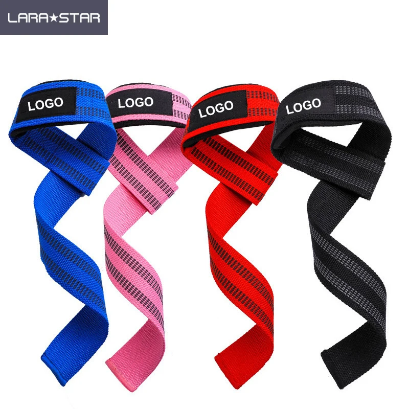 LS0725 Fitness Weight Lifting Wrist Protection Bodybuilding Anti Slip Thicken Training Gym Pull Up Wrist Straps Brace