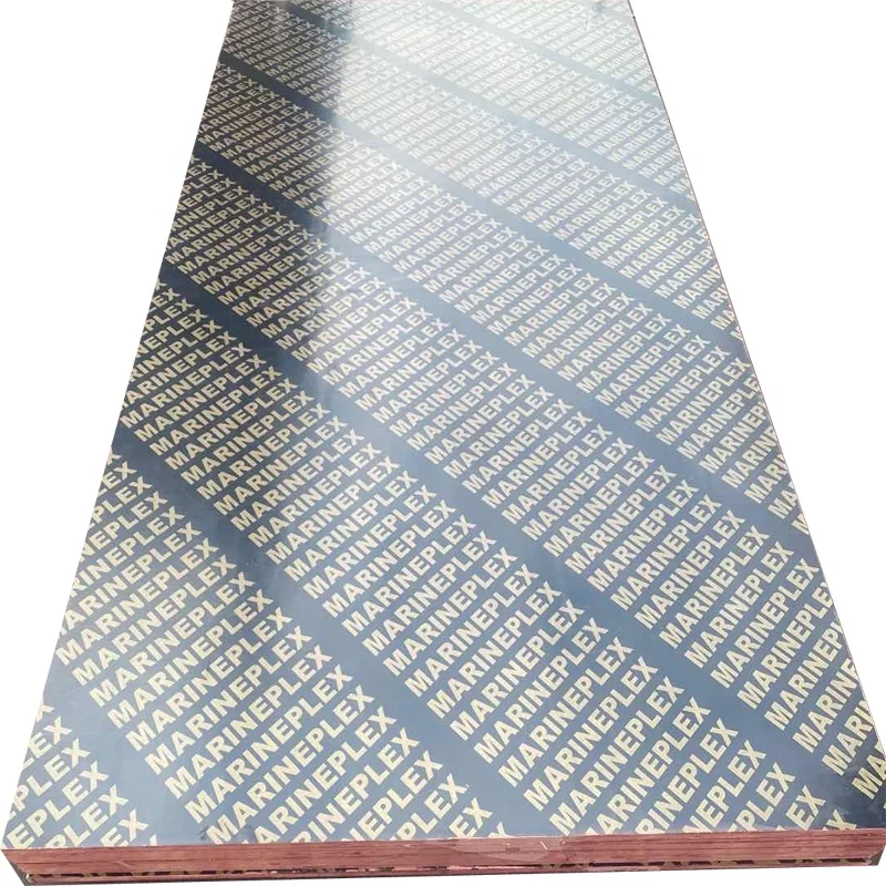 Plywood Film Faced Phenolic Board for concrete molding Formwork Plywood panel in construction.