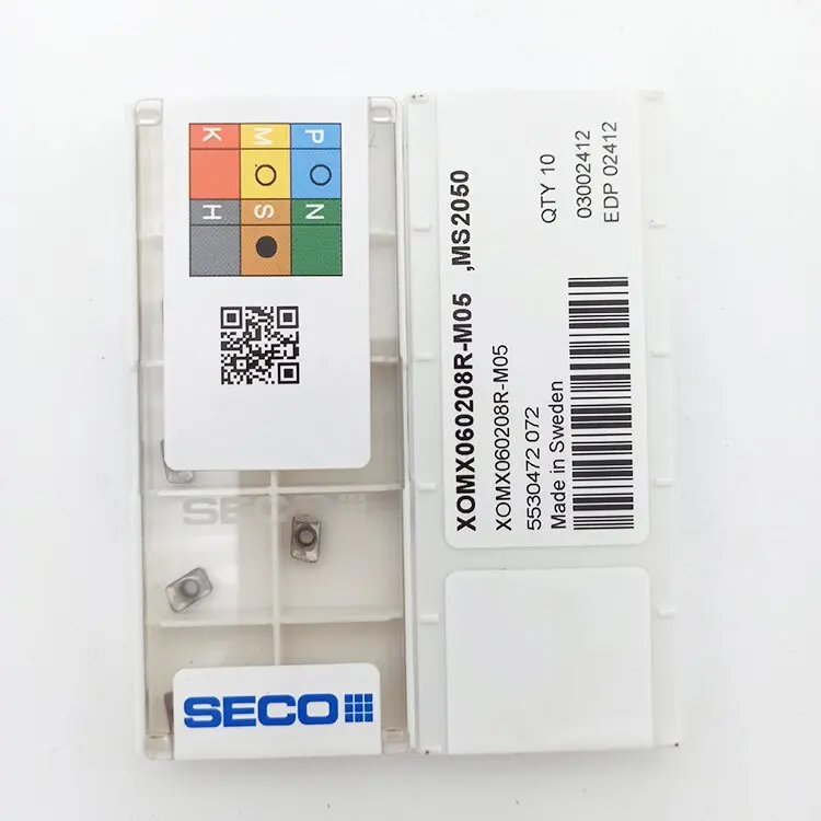 XOMX060208R-M05 твердосплавные вставки MS2050 режущие из карбида вольфрама для сверления