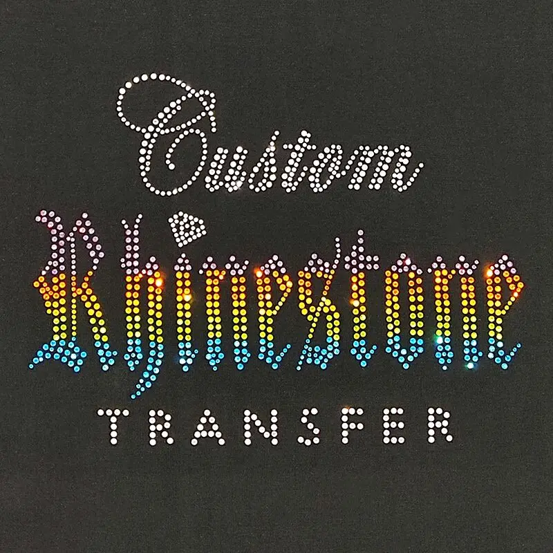 Catching colored and beautiful flower rhinestone appliques