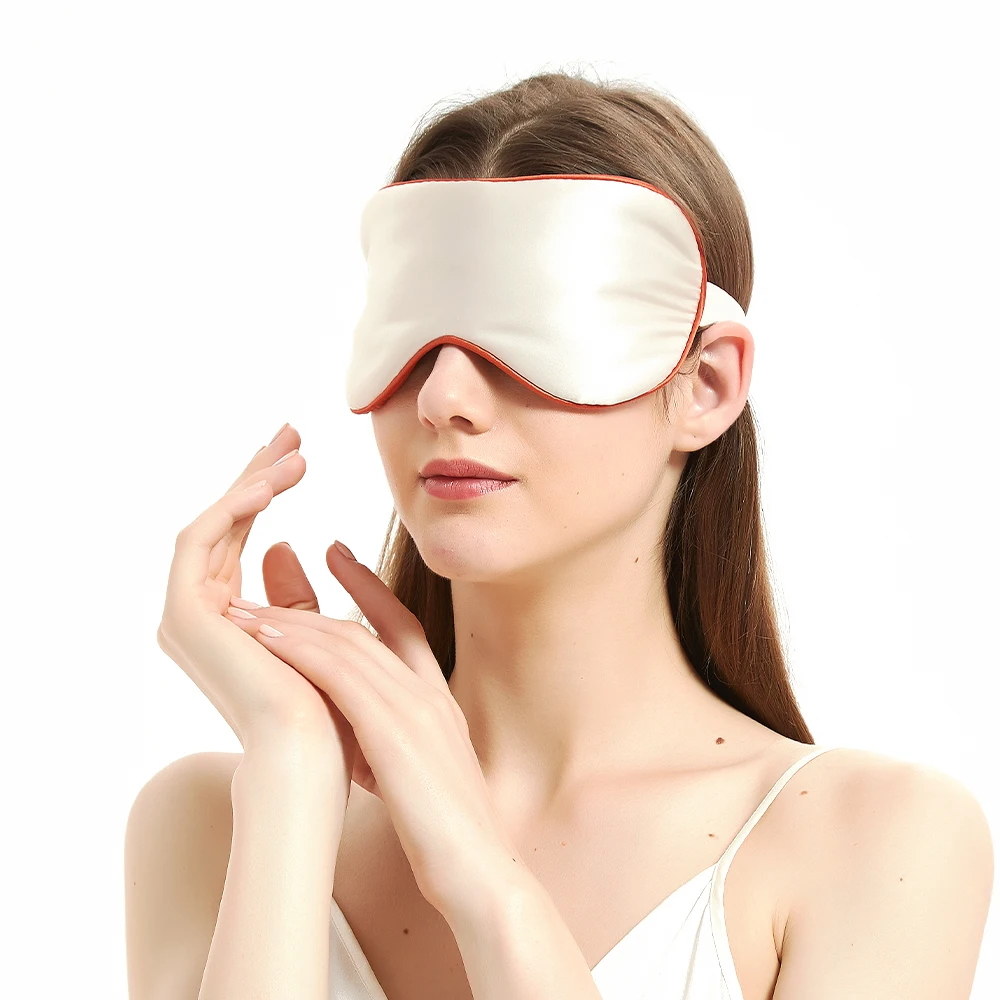  100% чистый натуральный органический шелк eyemask для сна тутового шелкопряда