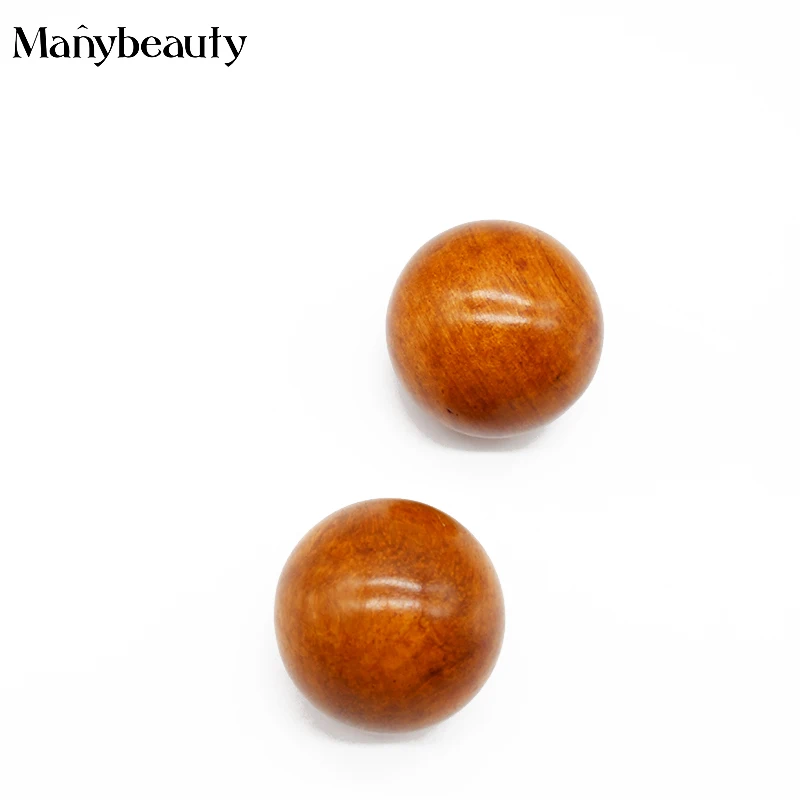 60mm Health Exercise Baoding Balls Natural Wooden Finger Massage Stress Relief Meditation Handball Fitness Ball Health Care