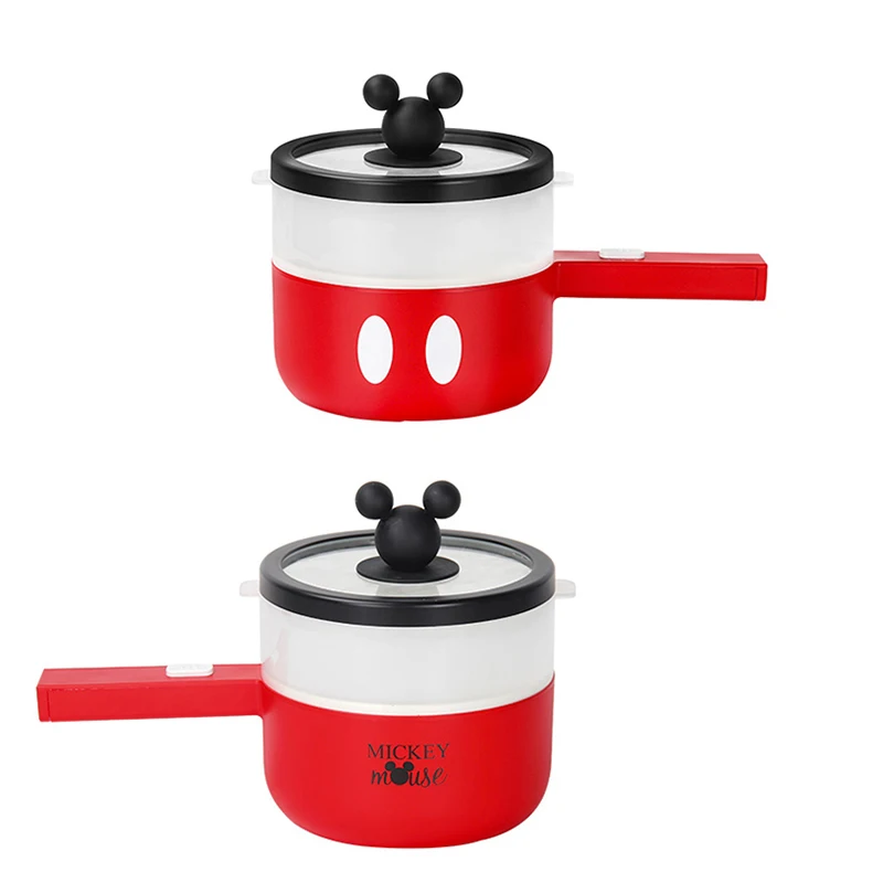 Disney   Mini Ramen cooker Travel cooker Electric Steamer Pot Cooking Pot with Electric Frying Pan With Lid