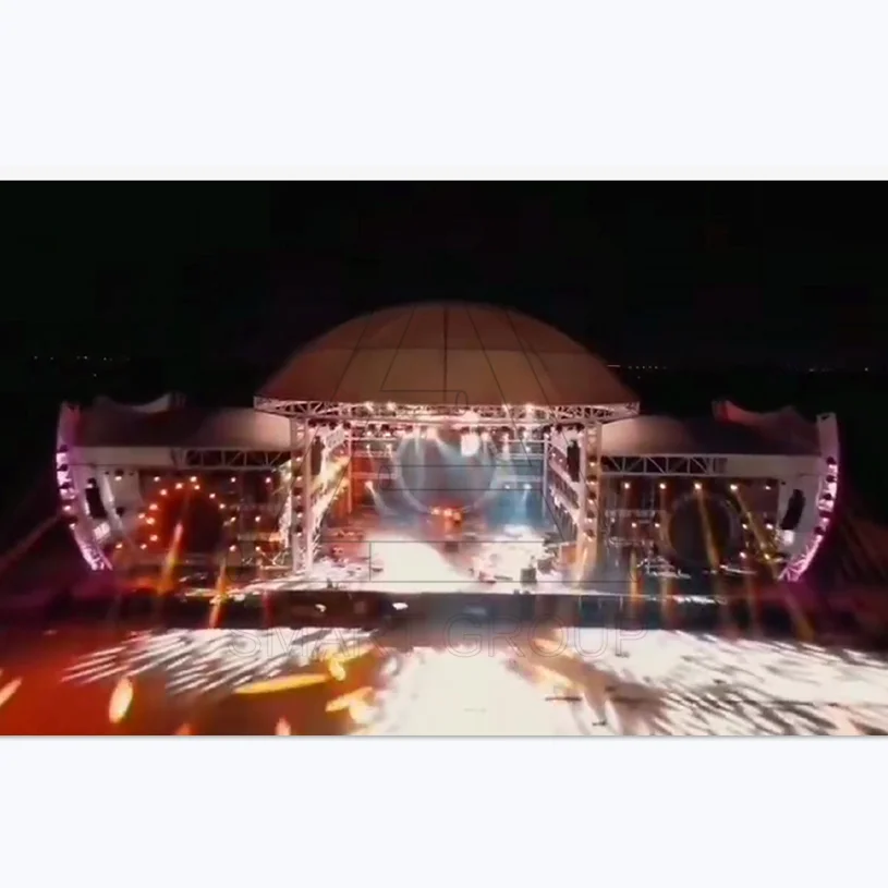 Customized Music Festival Outdoor Layer Truss Aluminium Lighting Truss System