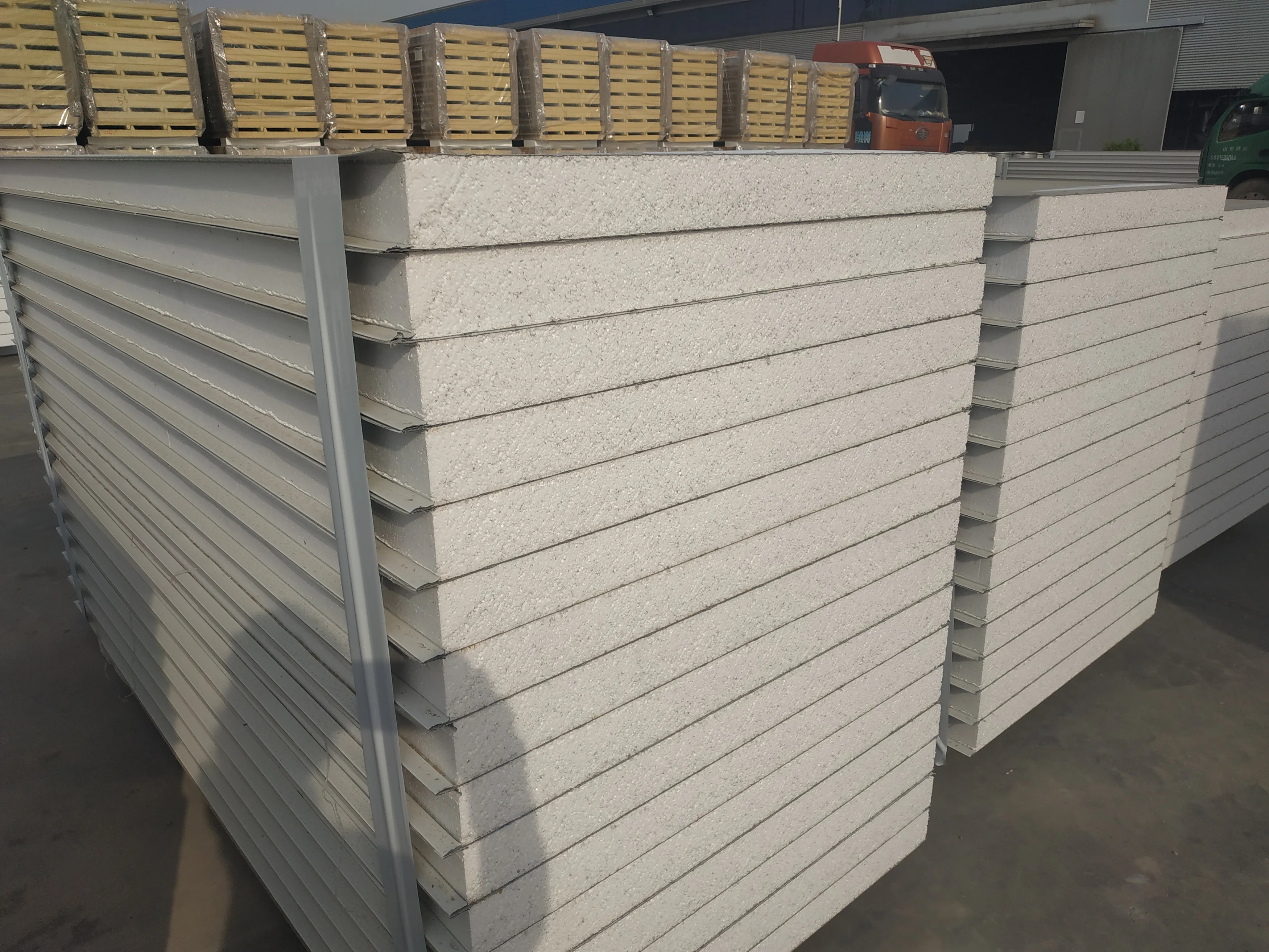 eco-friendly lightweight wall eps / styrofoam sandwich panels structural insulated panels sips house