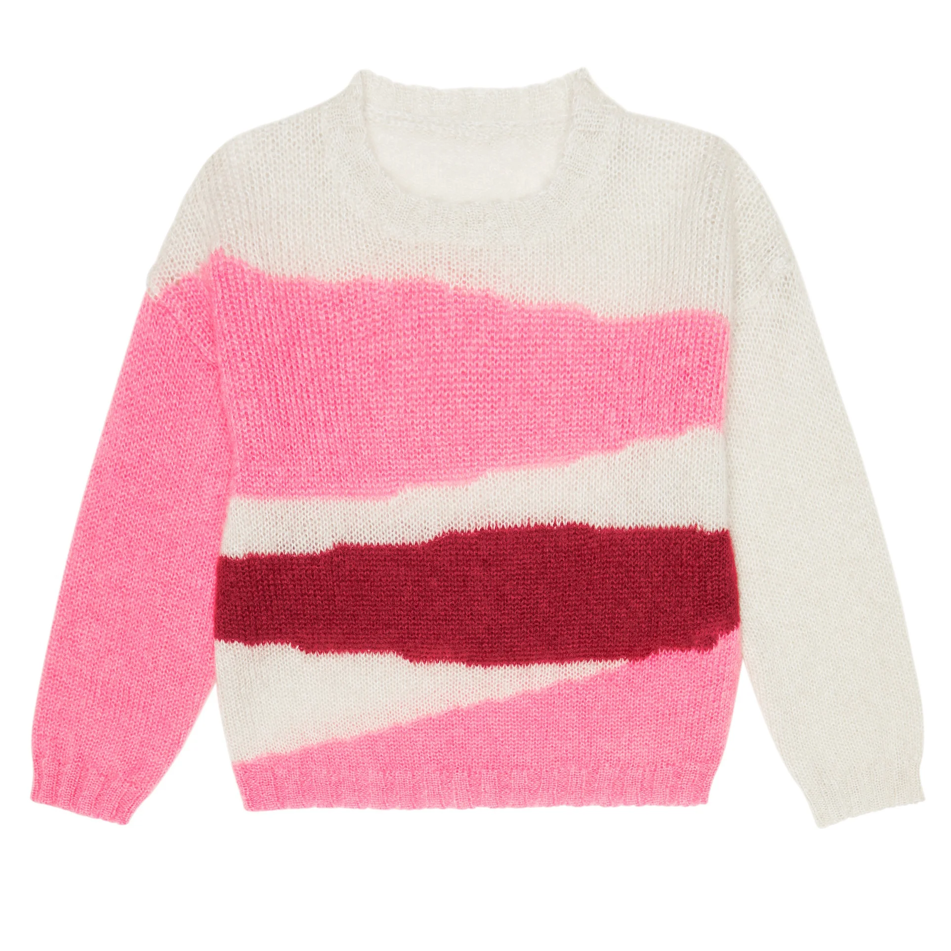 custom 100% cotton boy girls kids baby knitted print sweater children Knitting jacquard knitwear