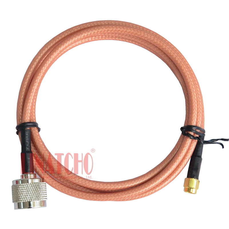 High Quality Low Loss 5FT 150CM N Male to SMA Male Antenna RG142 Coaxial Jumper Cable