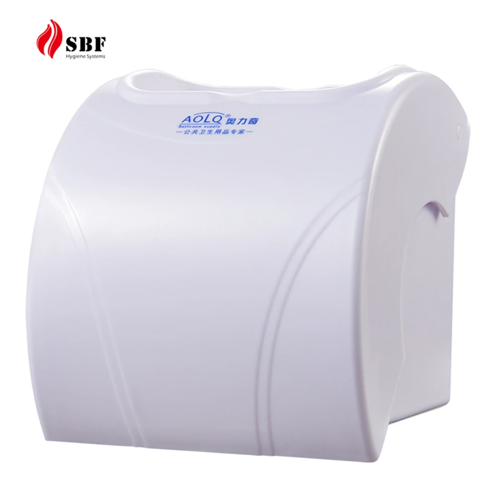 AOLQ современный стиль дешевый пластиковый Белый Настенный мини-гостиничный диспенсер для бумажных полотенец