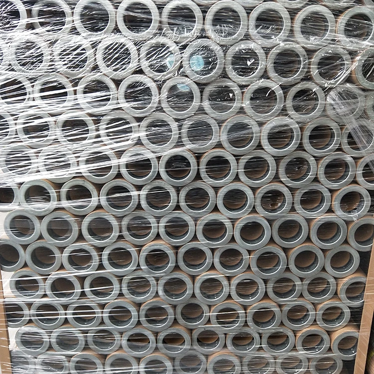 Paper Core Tube With Iron Top Cylindrical Iron Cover Paper Tube For Polyester Film