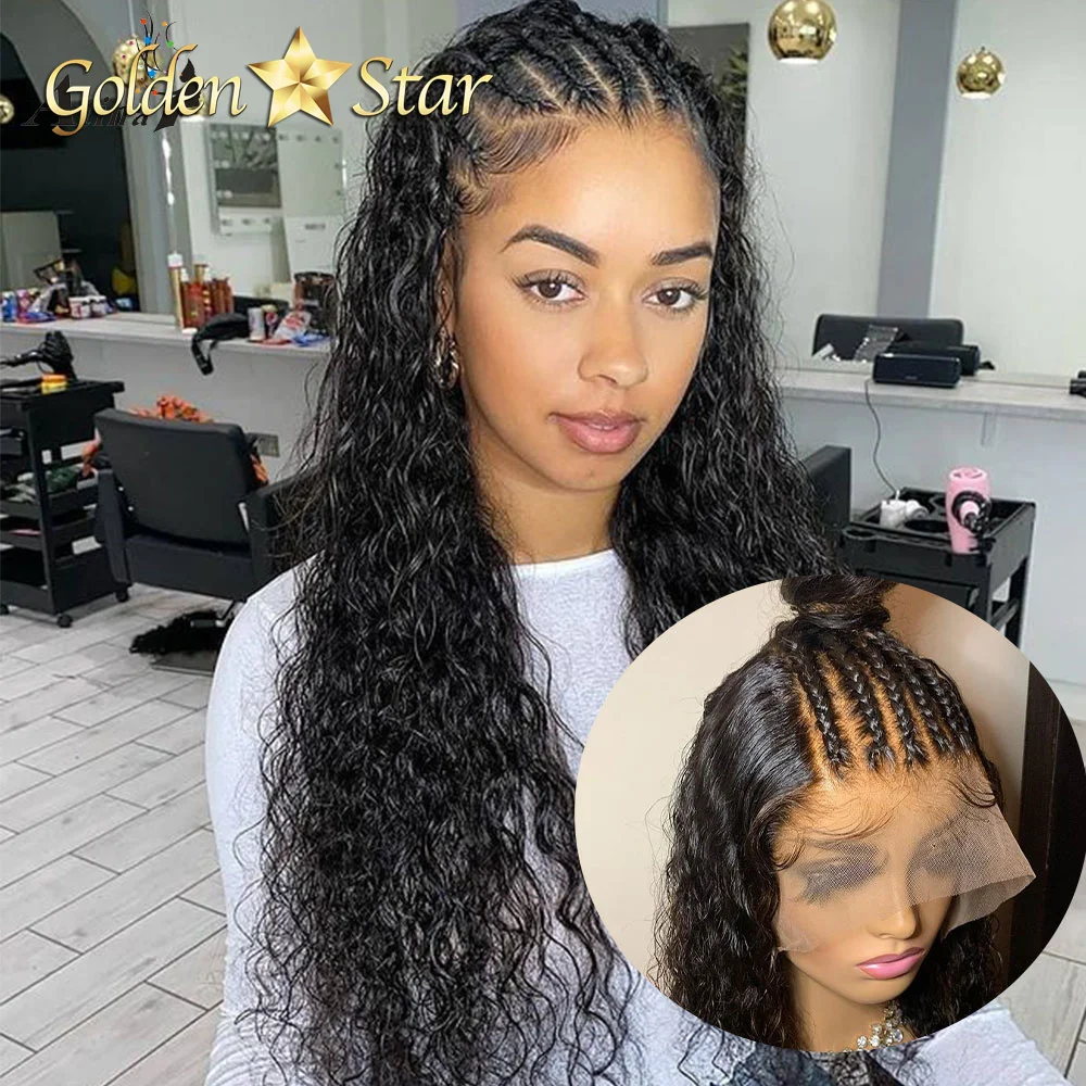 GD Wholesale 13x4 13x6 360 Lace Front Human Hair Wigs,Transparent Swiss Lace Front 360 Curly Wig Brazilian Virgin Hair Wigs