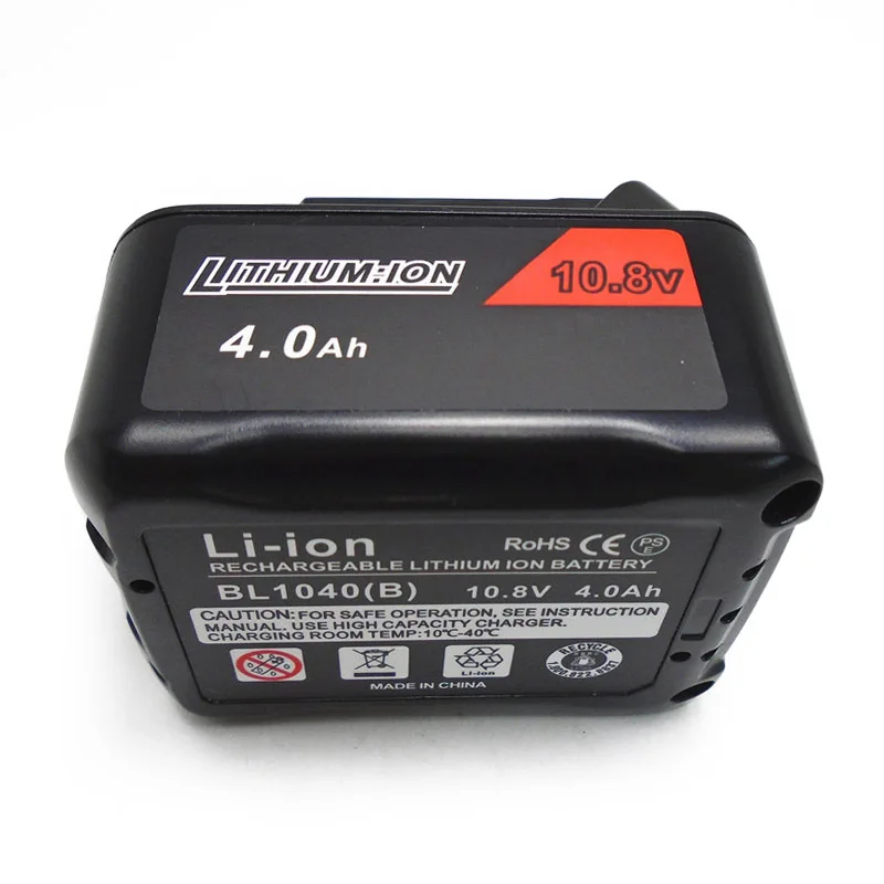 10.8/12V Li-ion Power Tool Battery Replacement for Makitas DC18RC BL1040B BL1015 BL1020B BL1050