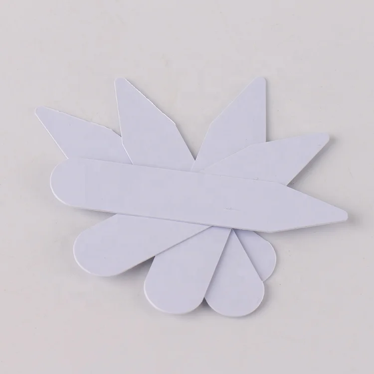 
Custom PVC PET Plastic Shirt White Collar Support Bone For Shirt 