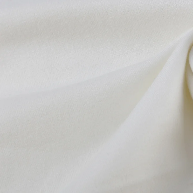 180GSM Combed Knitted 95% Cotton 5% Spandex Lycra Stretch Single Jersey Fabric For Underwear Tshirt Clothing