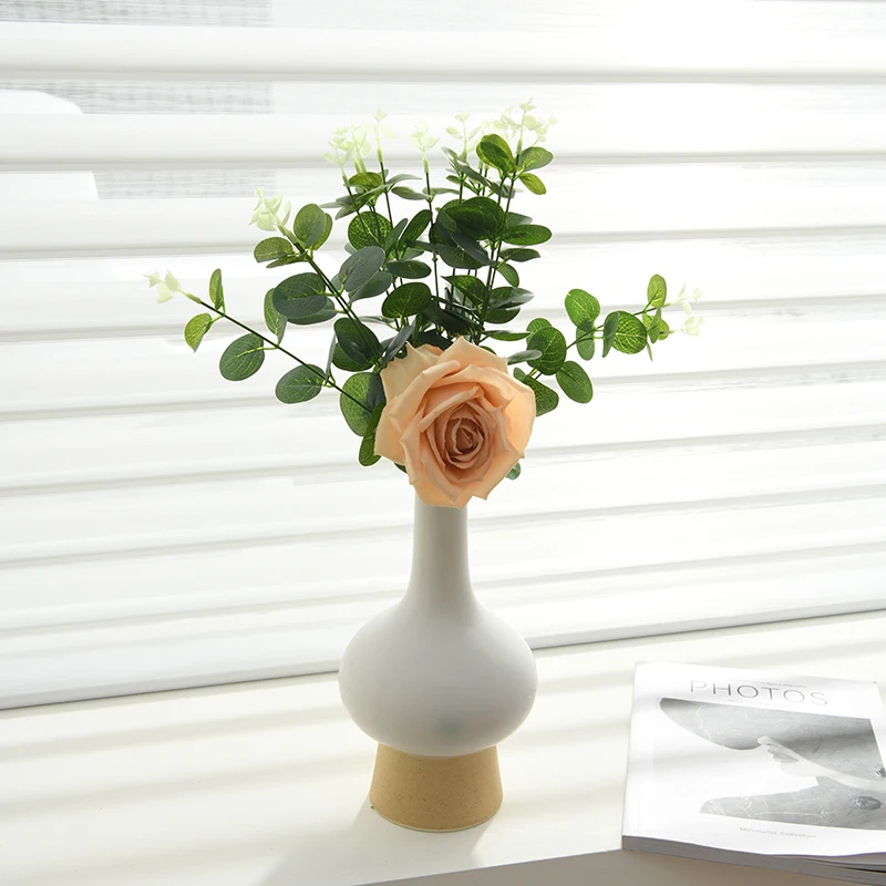 Новая модная простая керамическая ваза для цветов в скандинавском стиле, домашний декор, украшение для стола для свадебной вечеринки, Лидер продаж, другие подсвечники