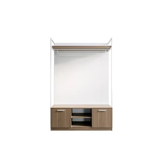 Designed Modern Furniture Modern Popular Style Elegant Living Room Furniture Wooden Material Clothes Sliding Home Wardrobe