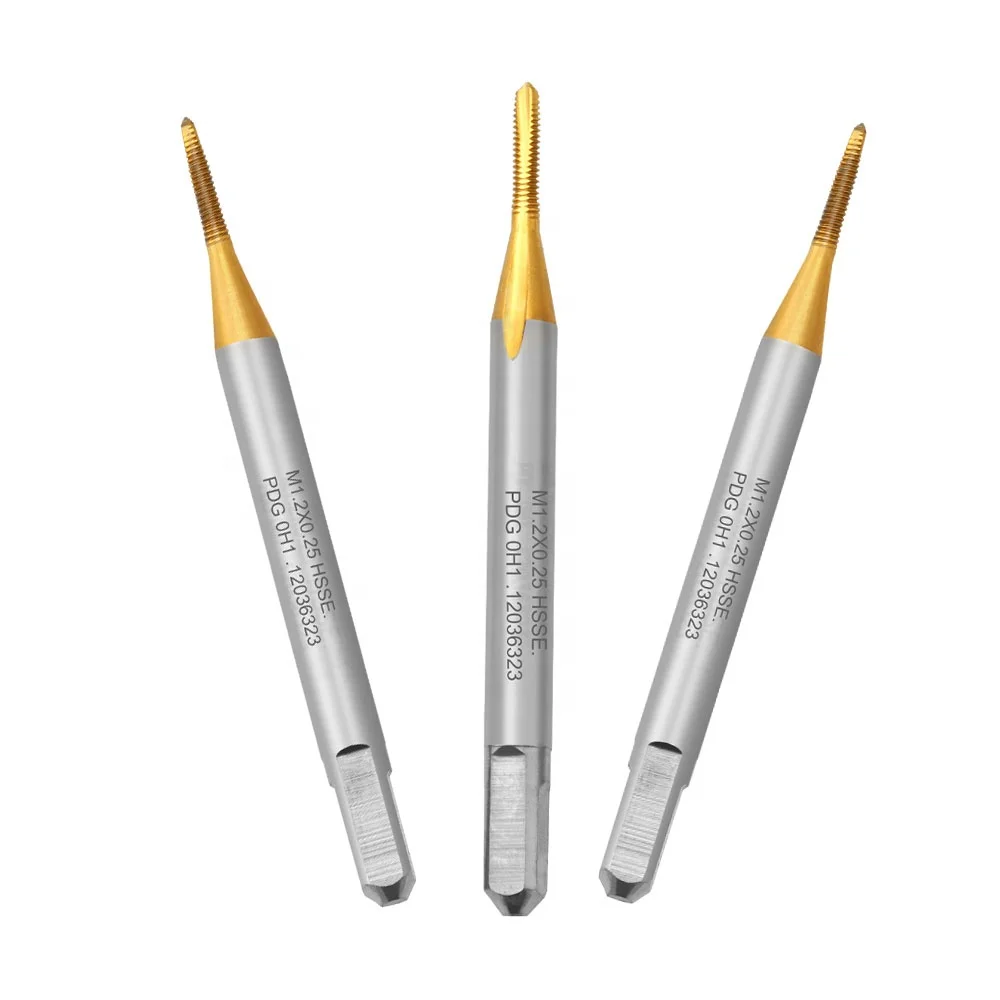 
Wholesale manufacturers custom-made micro spiral pointed taps with metric thread 