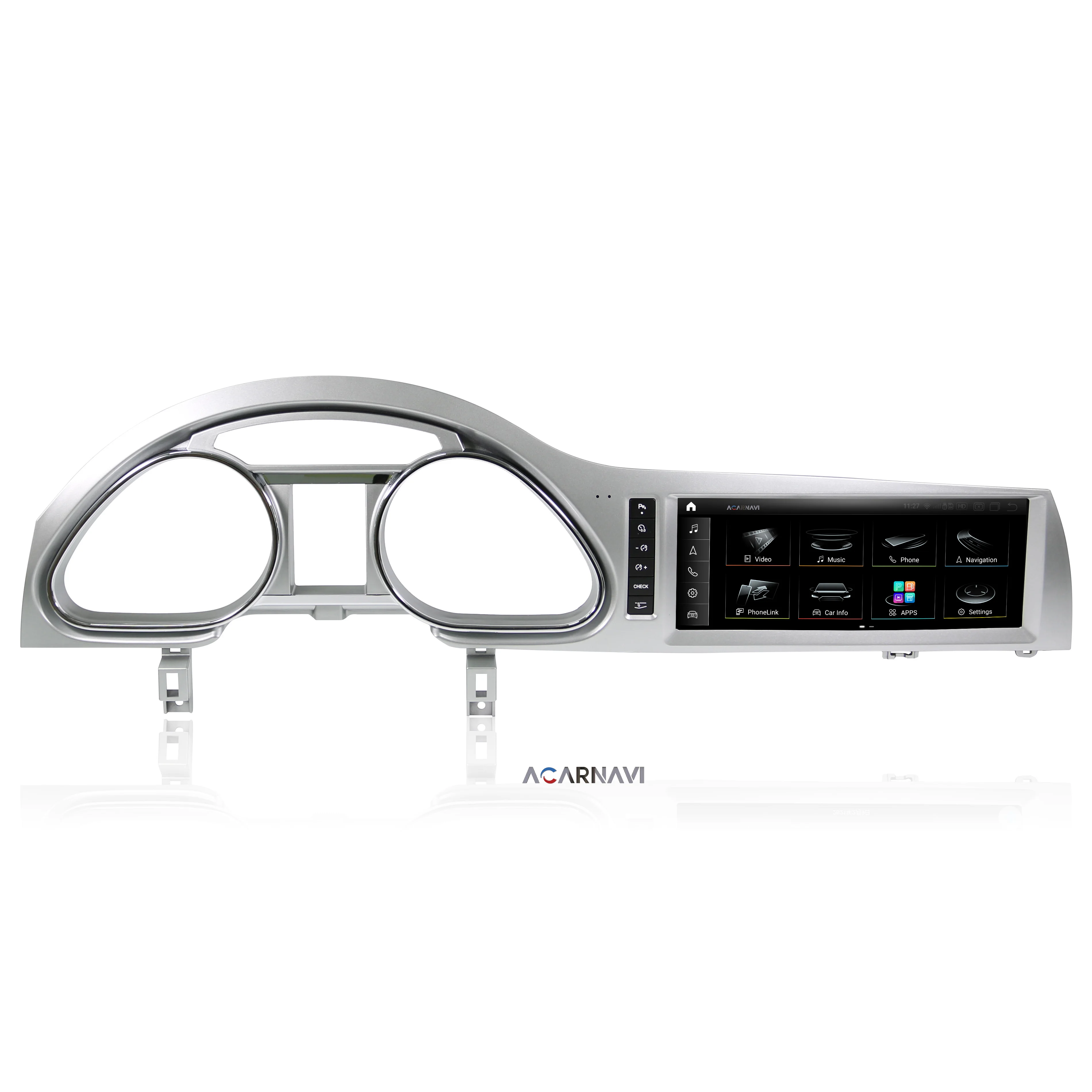 acarnavi qualcomm sanpdragon 662 android 11 8+256g android car radio navigation for audi q7 lhd 2006-2017 touch screen