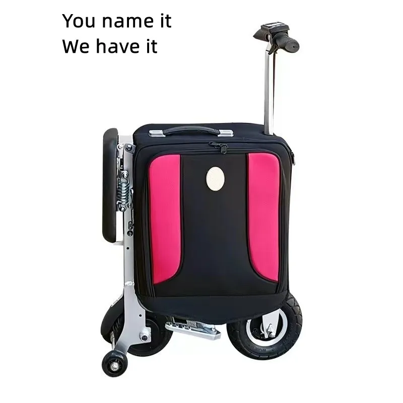 Riding suitcase e luggage scooter  mobility travel suitcase scooter smart luggage carry on aluminum