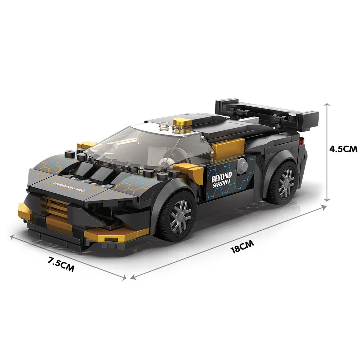 Wholesale Building Block Racing Set Boy Toy Building Blocks Simple Assembly Realistic Restoration Ornaments Kids Toys