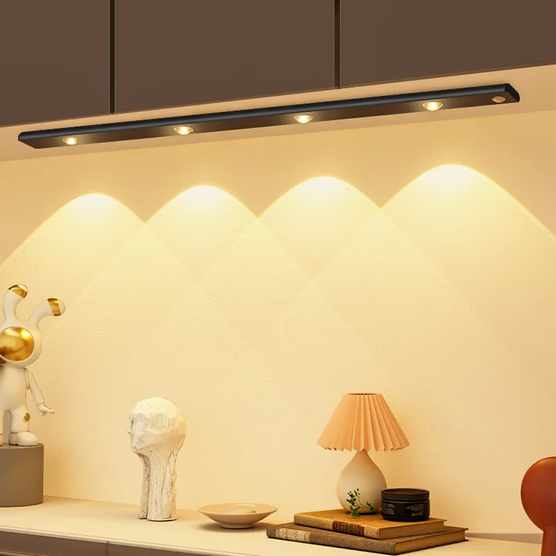 Popular Wardrobe Light Lighting LED 5v 24 inch Wireless USB Rechargeable LED Motion Sensor Night Light