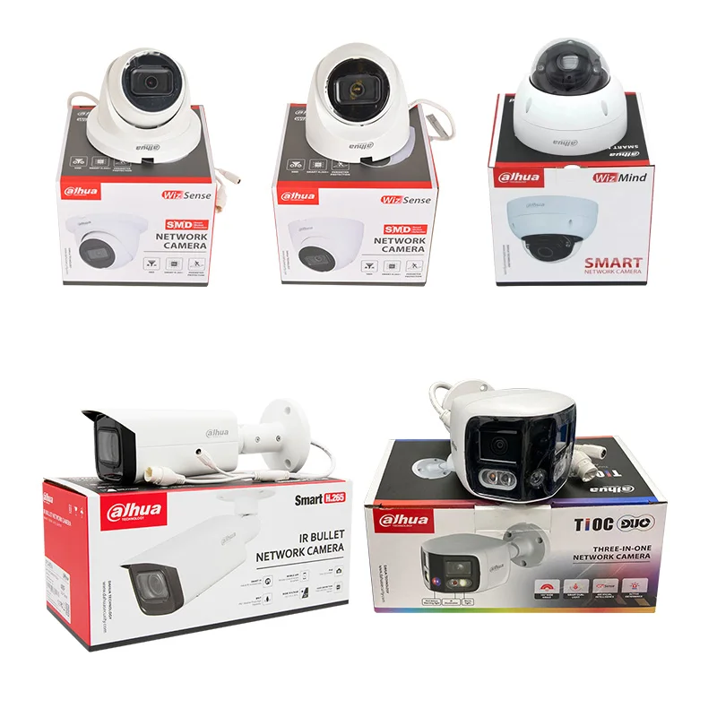 Dahua 6MP IR Fixed focal Eyeball WizSense Outdoor Indoor Network Camera IPC-HDW3641EM-S-S2