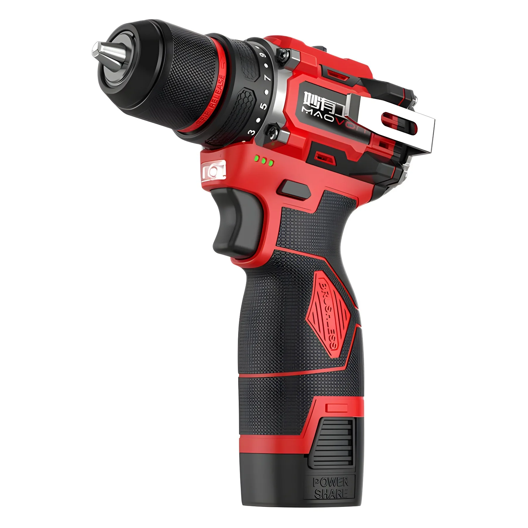 Brushless hand electric drill household impact drill rechargeable lithium electric drill electric screwdriver