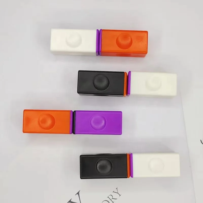 Magic Decompression Anti Stress Relief Flip Finger Magnetic Fidget Magnet Stick Worry Bricks Tik Slider Fidget Cube Skill Toy