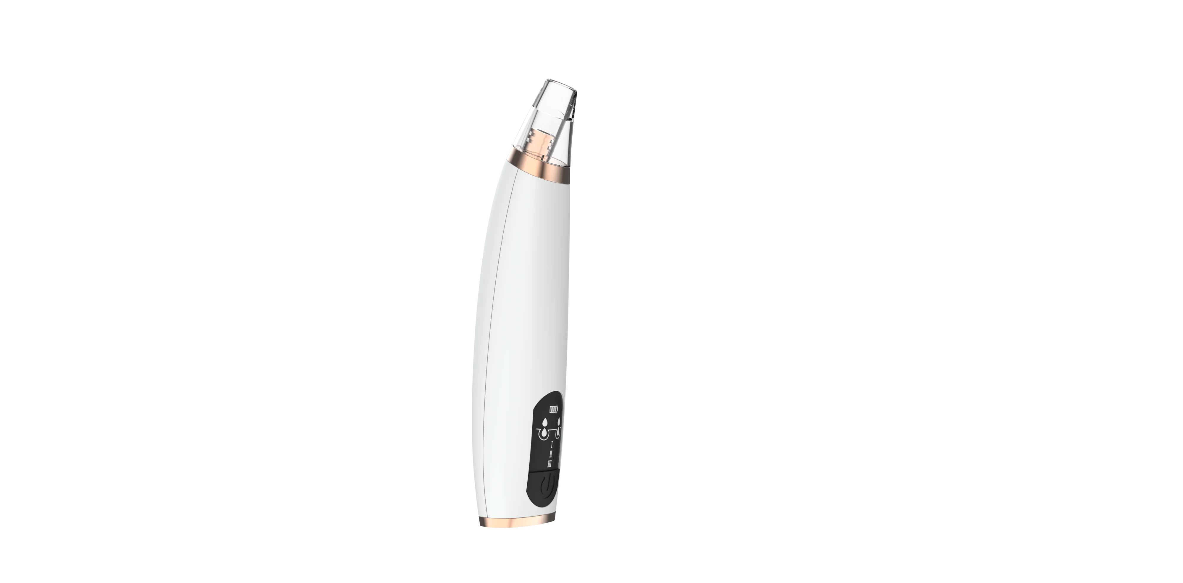X4 USB Rechargeable Pore Cleaner Visible Blackhead Remover Deep Cleaning Vacuum Suction Tool Household Application Black Battery