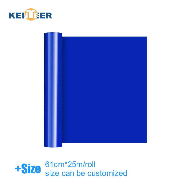 Kenteer pvc iron on vinyl for cricut flex htv heat transfer vinyl rolls for t shirts bulk