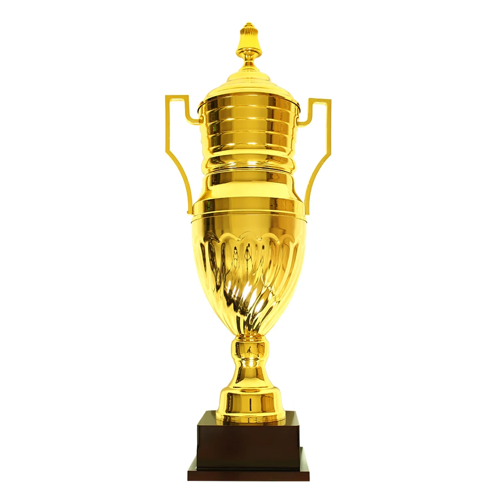 Yiwu Collection Wholesale Premium Metal Football Soccer Trophy Cups Copa Trofeo Customized Pigeon Sport Medals Trophies Cups