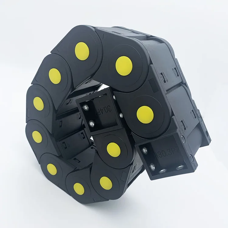 Supply Similar Igus Reinforced Nylon Material Cable Drag Chain For Automated Machinery