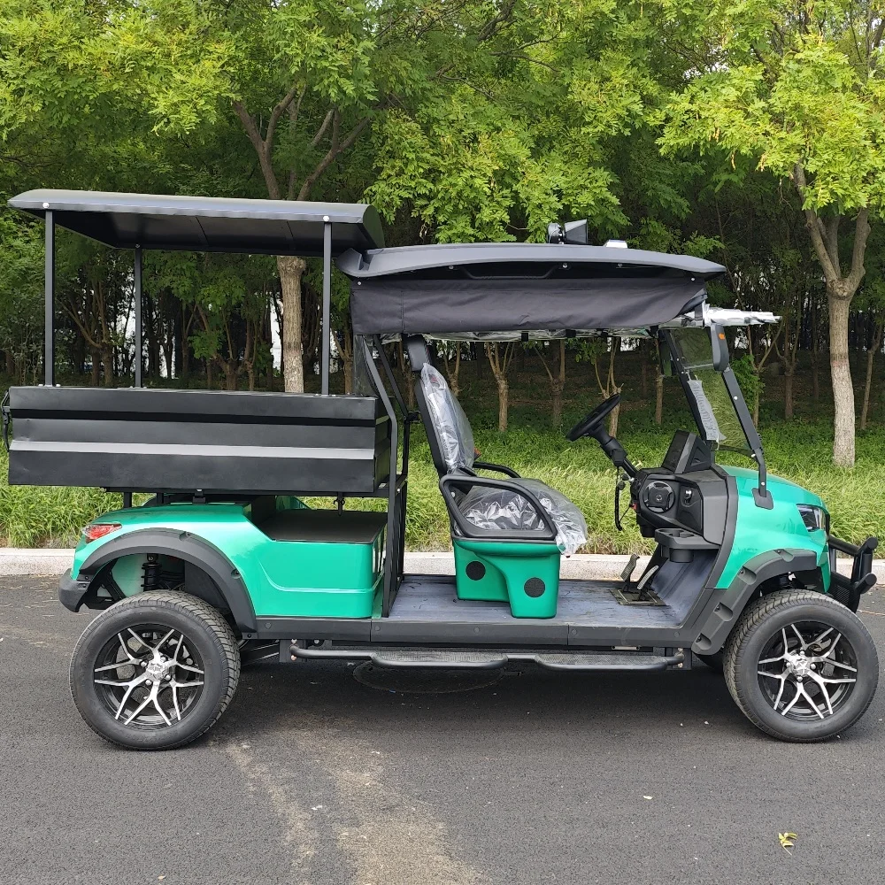 wholesalers China cargo utility vehicle 2 4 6 8 seat off-road scooter new design mini farm truck 2024 electric golf carts
