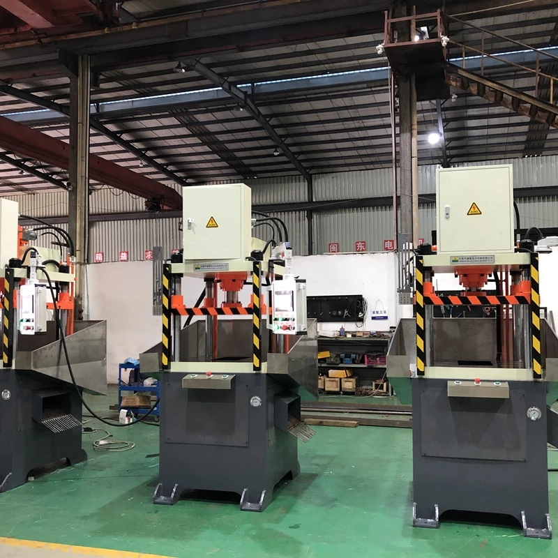 High efficiency and low noise die casting edge trimming press