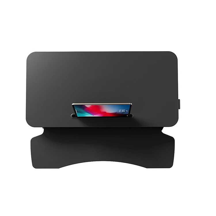 AUKI 32-40 Inch Desk Converter Standing Desk Table Top Converter Gas Spring Structure Standing Desk Converter