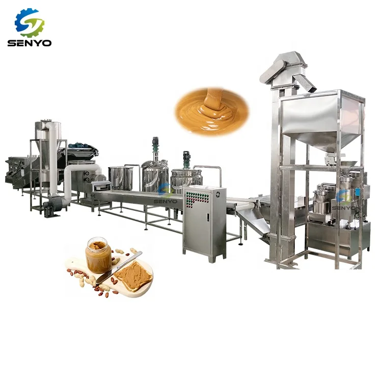 Factory price nuts processing machines peanut butter production line making machine for sale