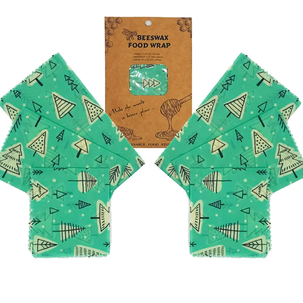 2019 New ideas Eco Friendly Reusable Beeswax Food Storage Wrap