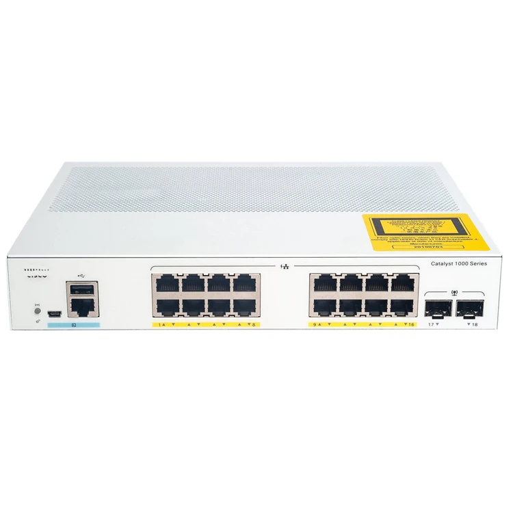 Brand New Cis C1000 16 Port GE 2x1G SFP Ethernet Switch C1000-16T-E-2G-L
