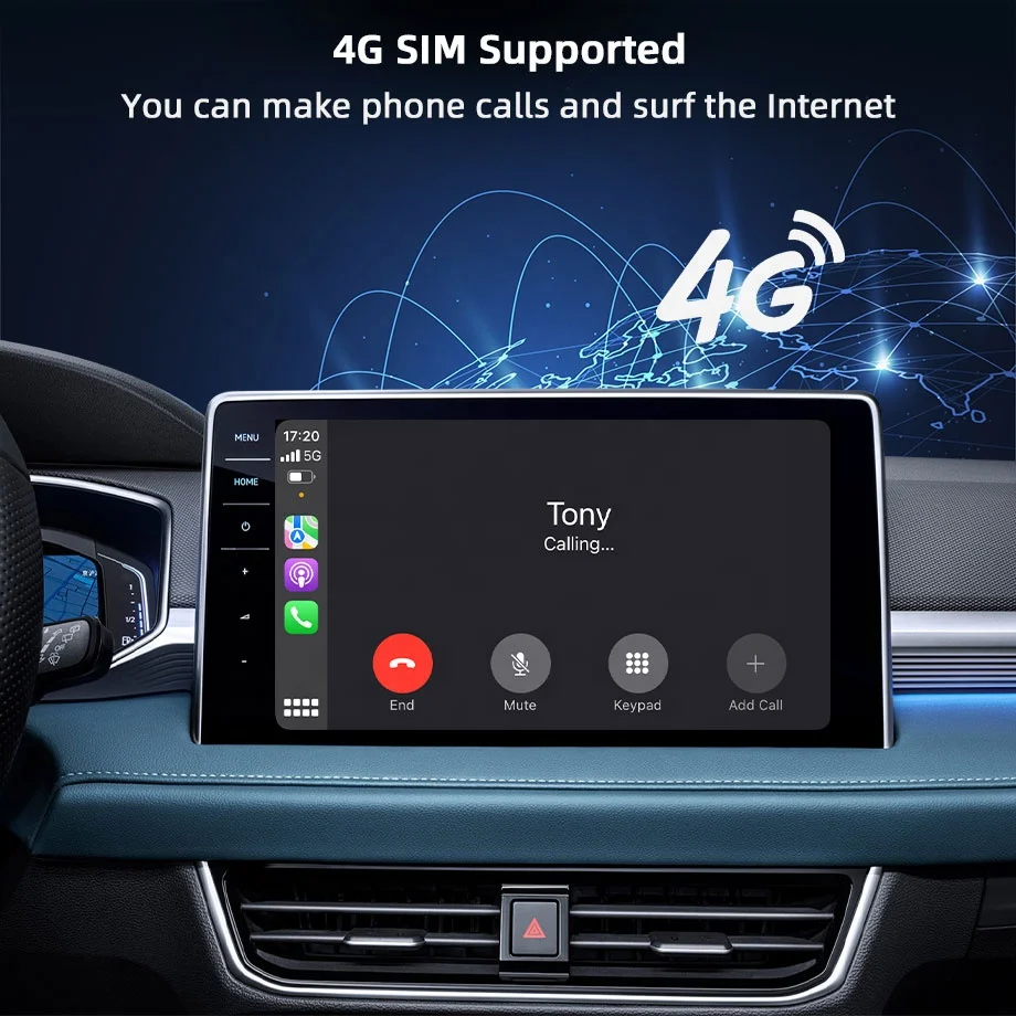 Hot sales netflix youtube android auto wireless carplay adapter  carplay ai box android 13 water wireless carplay multimedia