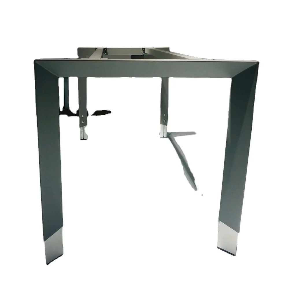 wholesale height adjustable office furniture design white work station desk table frame