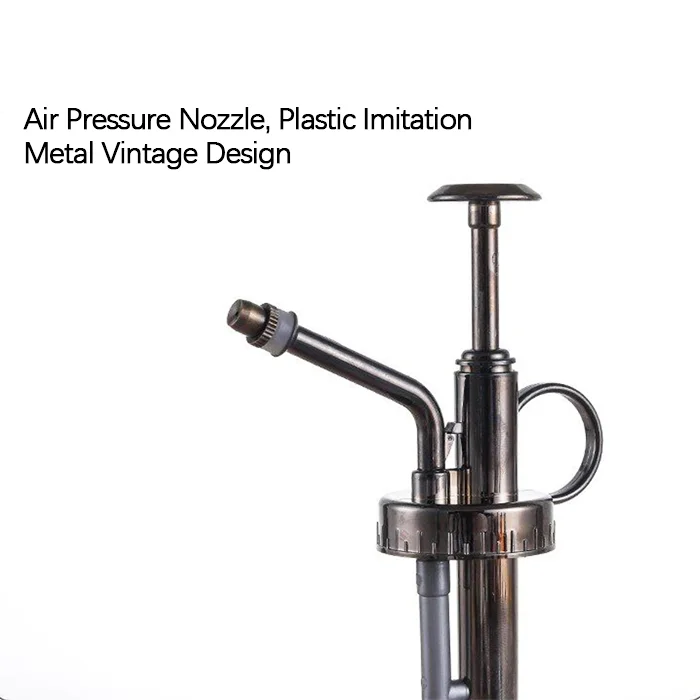 Aeofa French retro air pressure stained glass gardening home watering mini glass watering can