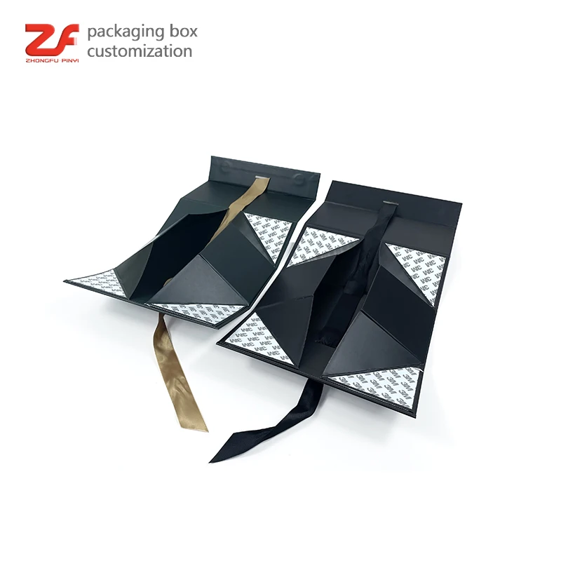 Delicate Appearance China Paper Wholesale Lid Magnet Folding Magnetic Gift Box Shoe Packaging