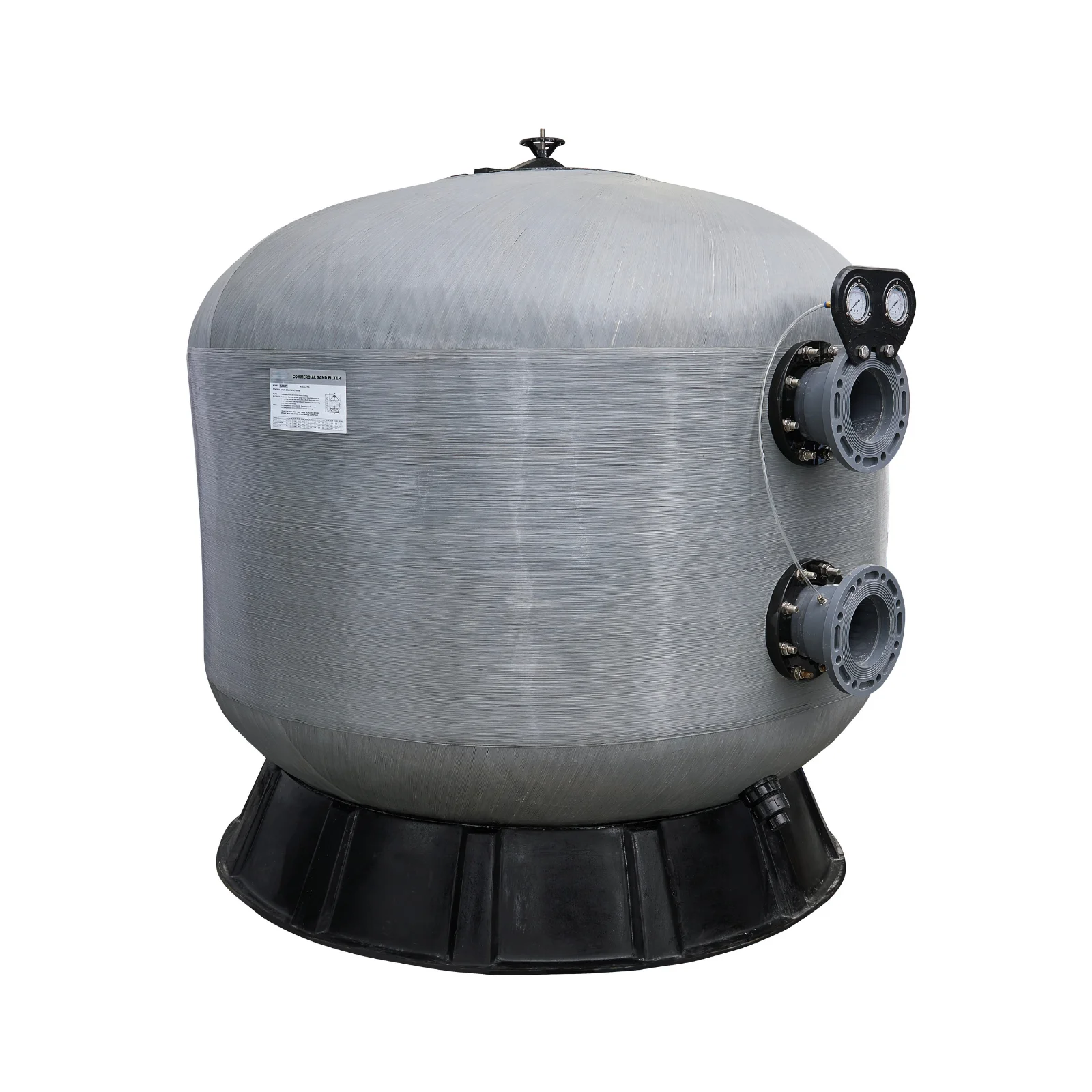 Commercial sand filters swimming pool Side-Mount fiberglass Sand Filter