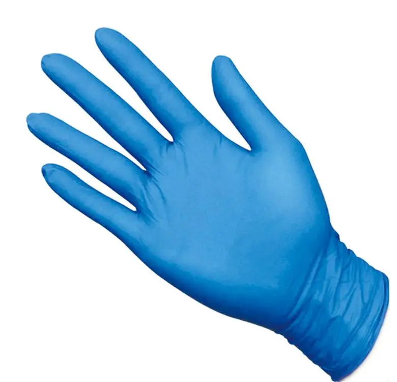 
Powder Free Nitrile Disposable Gloves Blue Factory Hot Examination Gloves 