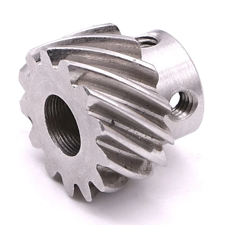 Пользовательская высокоточная обработка с ЧПУ из нержавеющей стали и алюминия небольшие прямые шестерни