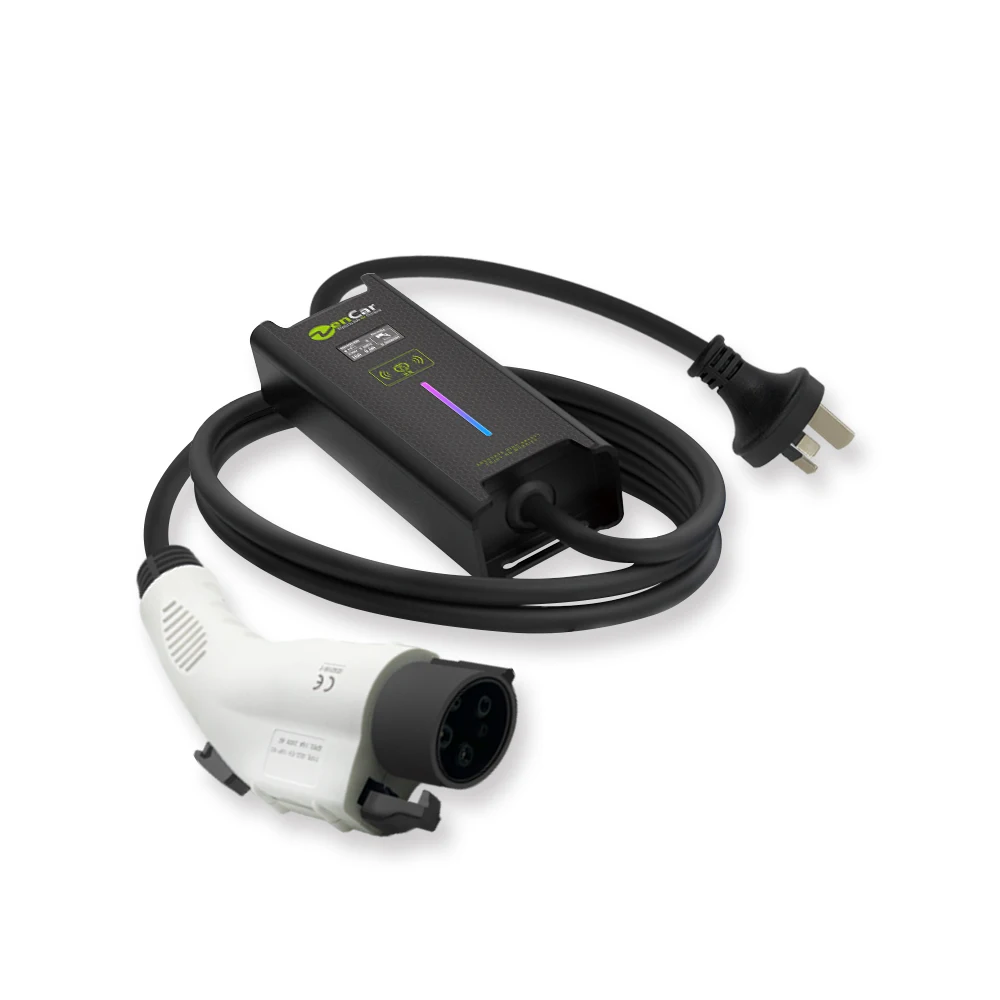 Портативный Zencar evse 15A тип 1 с штепсельная вилка австралийского стандарта для зарядки электромобиля Уровень 2 электрический автомобиль зарядное устройство j1772 EV шт.; Штепсель для зарядки дома ev соединения