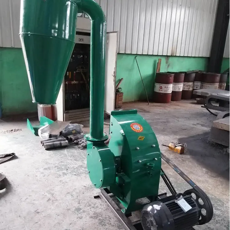 Hammer mill grinding machine cheap 6 beaters wood hammer mill with diesel engine