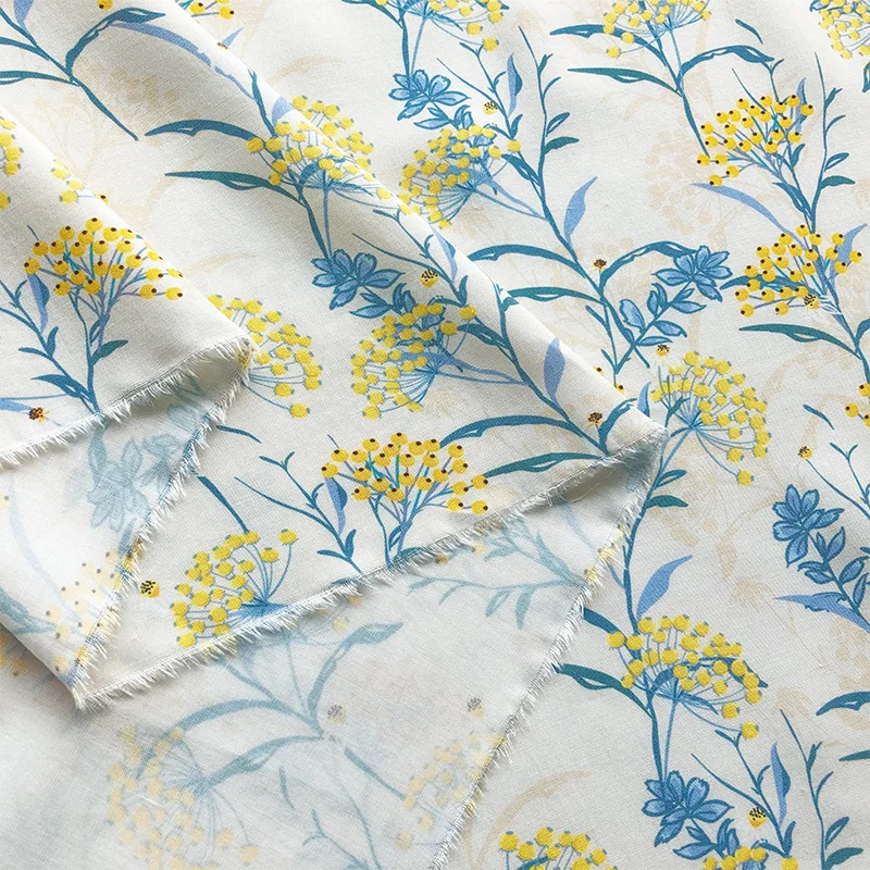 Factory direct sale Fashion new design Digital printed fabric Dress female loading The fabric