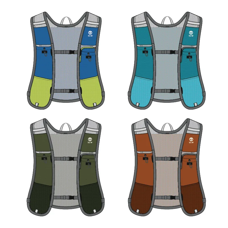 BSCI factory Outdoors Trail Marathon Running Hydration Pack Water Backpack travel sport Cycling Hiking Hydration Vest
